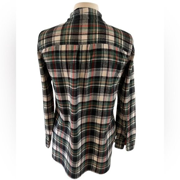 Madewell Plaid Boyfriend Button-Up Shirt-Size Small - Picture 3 of 6